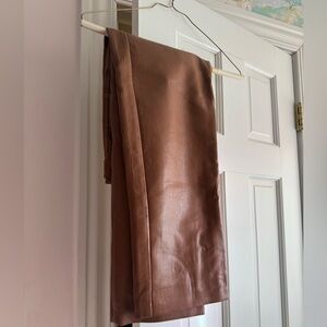 Wilford Aritzia like new Brown Leather Pants